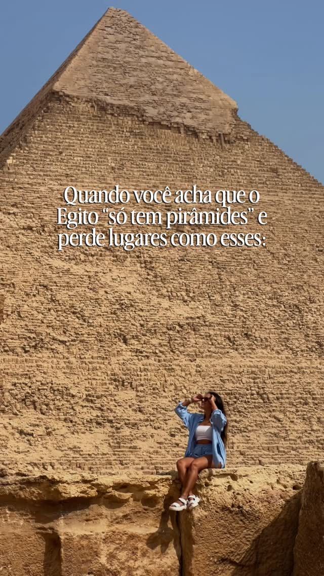 SIM, o Egito é TUDO ISSO!!!🇪🇬 As vagas para a minha expedição de abril de 2027 já estão abertas!

📅 Roteiro principal: 12 a 25 de abril de 2027
🏝️ Extensão Oásis de Siwa: 25 a 29 de abril
💸 A partir de US$ 2.660 por pessoa
📍 Ponto de encontro: Cairo
✨ Mais informações e roteiro no link da bio.

Se você quer viver essa experiência comigo e descobrir um Egito que vai muito além das pirâmides, te espero em abril de 2027! 🇪🇬✨ #egito