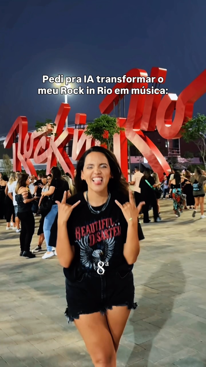 Falem bem ou falem mal, mas o @rockinrio é o maioral!!! Com sol, com chuva, acho incrível que todo mundo reclama de perrengue, mas volta, né? Esse ano teve vipão, teve gramado raiz, até a minha bota desistiu de mim… mas, eu como boa inimiga do fim, já me sinto pronta pra 2028 ✨🤘🎸 #rockinrio